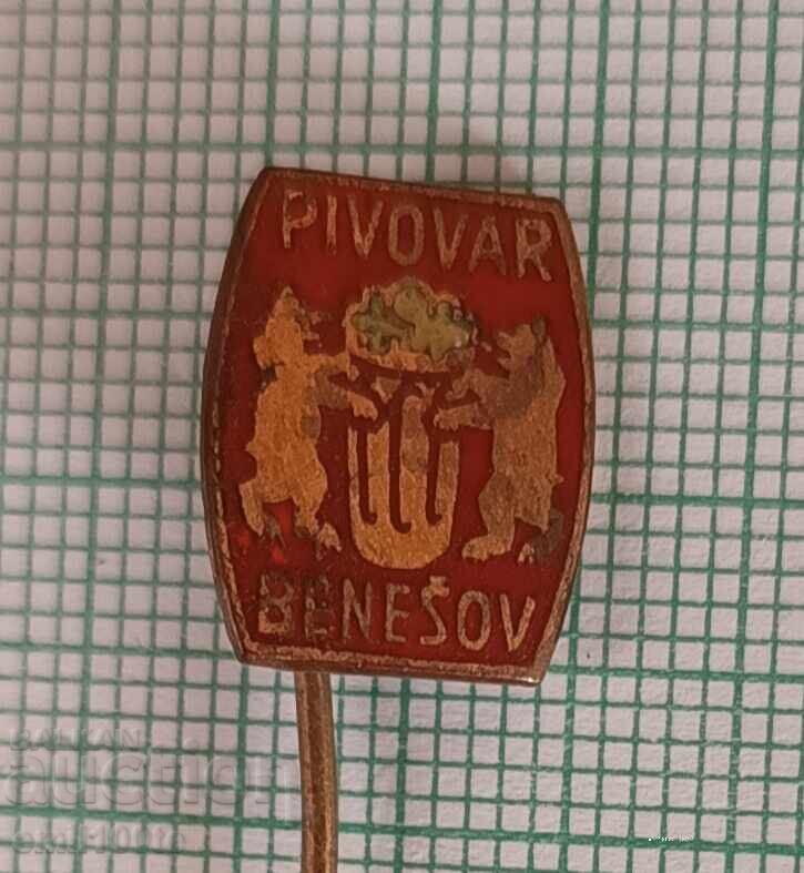 Badge - Pivovar Benesov Ferdinand Brewery Czech Republic Badge - Pivovar Benesov Ferdinand Brewery Czech Republic