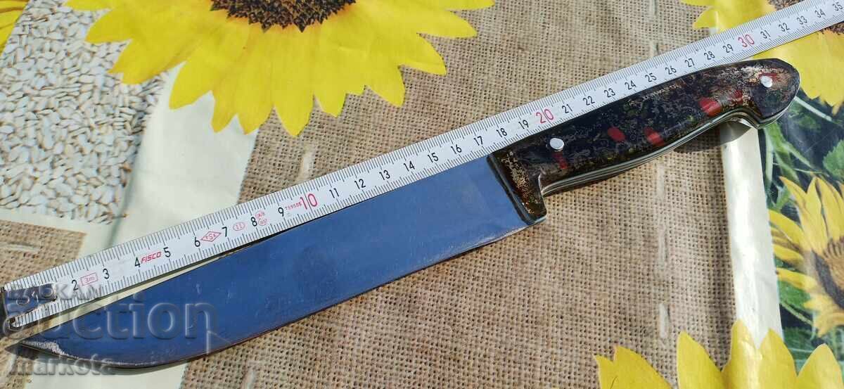 Аукцион Стар български касапски нож Аукцион Стар български касапски нож