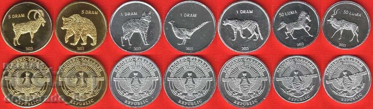 (¯`'•.¸   1 сет монети 213  НАГОРНИ КАРАБАХ  UNC   ¸.•'´¯)