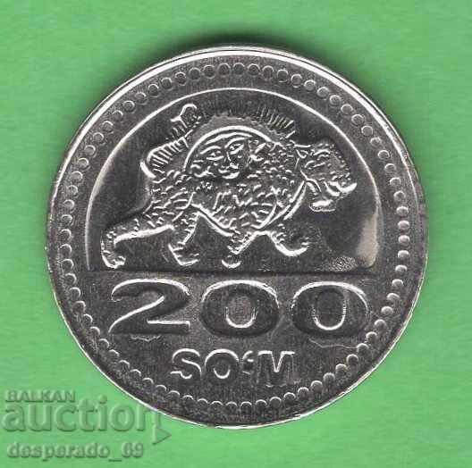 (¯`'•.¸ 200 som 2018 UZBEKISTAN UNC ¸.•'´¯) (¯`'•.¸ 200 som 2018 UZBEKISTAN UNC ¸.•'´¯)