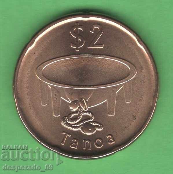 (¯`'•.¸ 2 Dollars 2014 FIJI UNC ¸.•'´¯) with price € 3.83 | 7.49 BGN