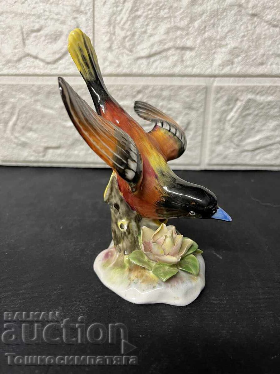 Auction  Collectible Porcelain Bird Royal Adderley Floral