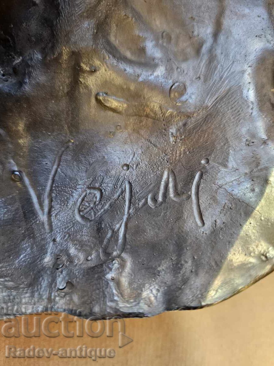 ВЕЖДИ РАШИДОВ - бронзова маска Бетовен, скулптура, пластика - 5 ВЕЖДИ РАШИДОВ - бронзова маска Бетовен, скулптура, пластика - 5