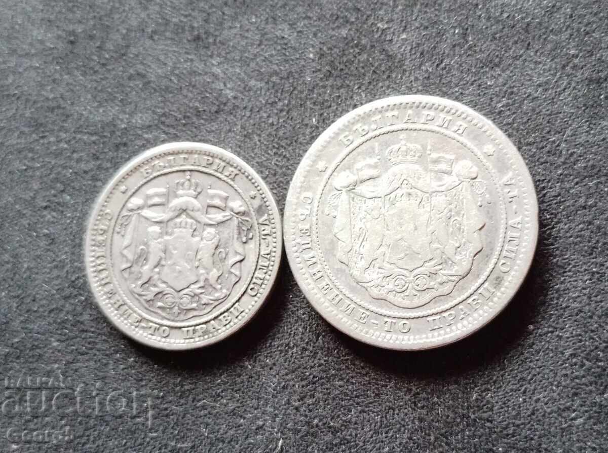 Auction  1 and 2 leva 1882 year