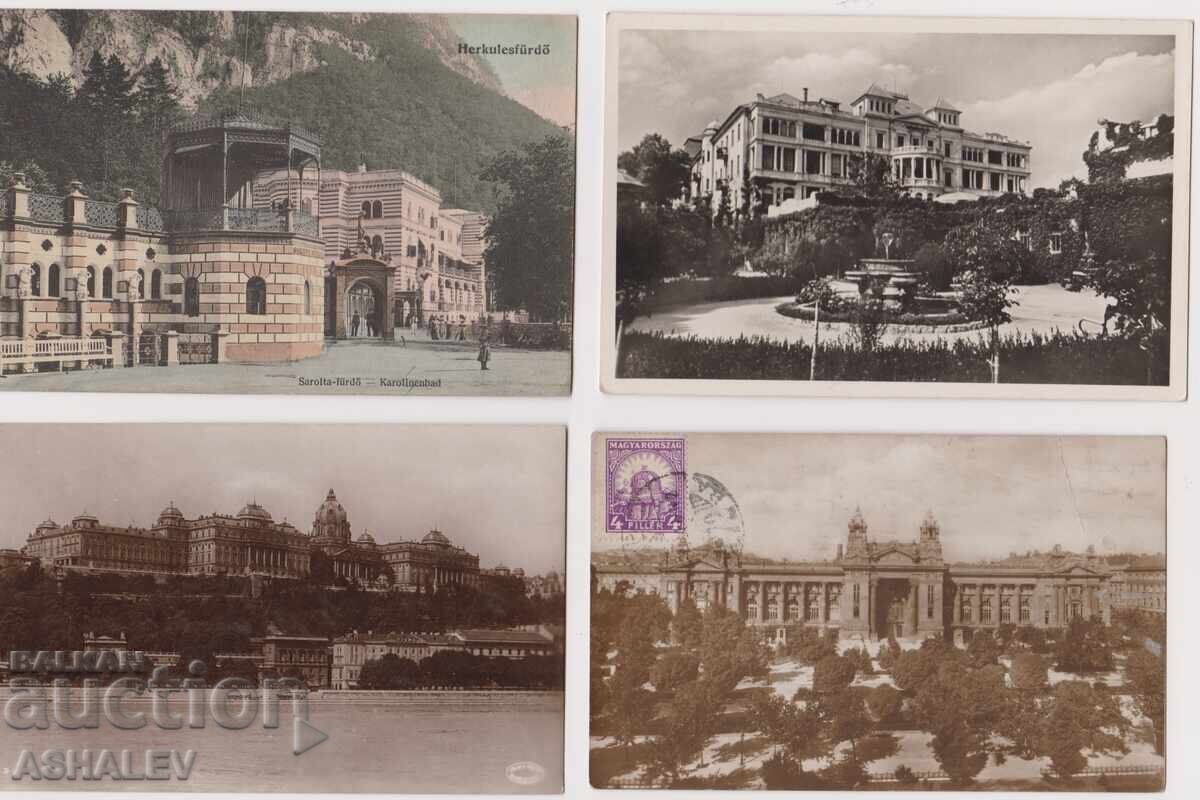 Ουγγαρία Βουδαπέστη δεκαετία του '20 4 καρατίων ταξιδεμένο