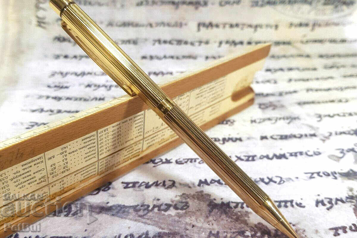 Аукцион Sheafer Старинен Позлатен Пиромолив Electroplated Pencil