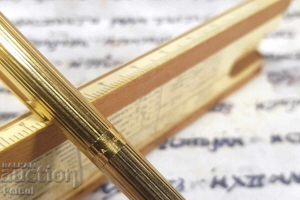 Sheafer Старинен Позлатен Пиромолив Electroplated Pencil - 5