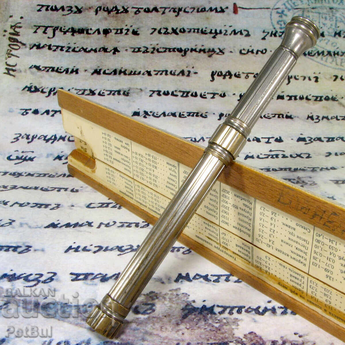 Vechi Suport de Creion MOLLIV Piatră Somon Slide Pen Nib Holder cu preț € 76.18 | 149.00 BGN