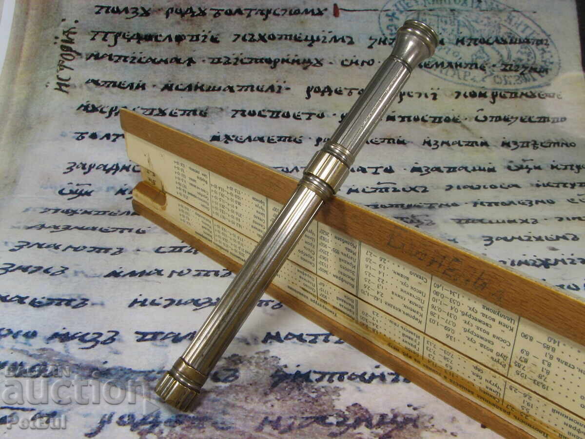 Vechi Suport de Creion MOLLIV Piatră Somon Slide Pen Nib Holder - 6