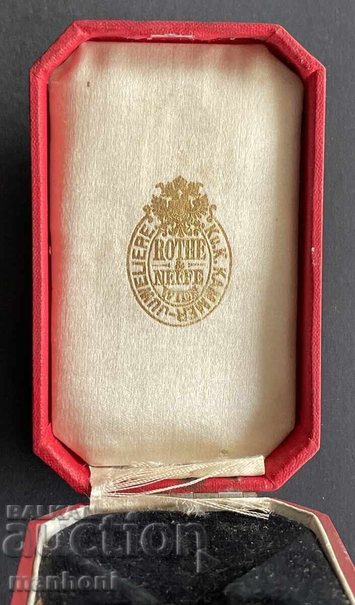 Δημοπρασία 6287 Πριγκιπάτο Βουλγαρίας κουτί παράσημο Για Την Αξία Rothe & Neffe