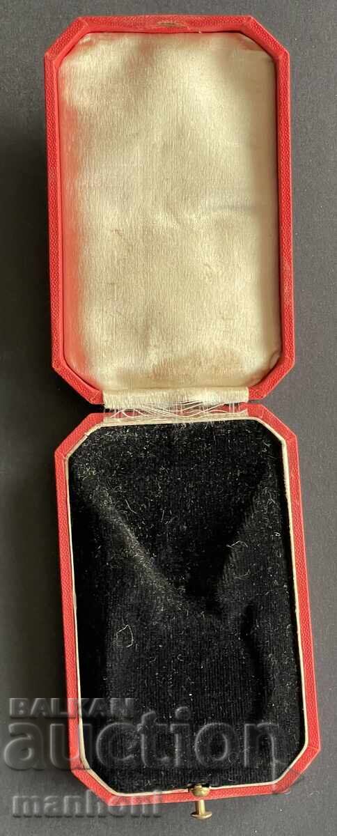 6288 Βασίλειο της Βουλγαρίας κουτί μετάλλου Τάγματος Αξίας Τσάρου Φερδινάνδου με τιμή € 66.47 | 130.00 BGN