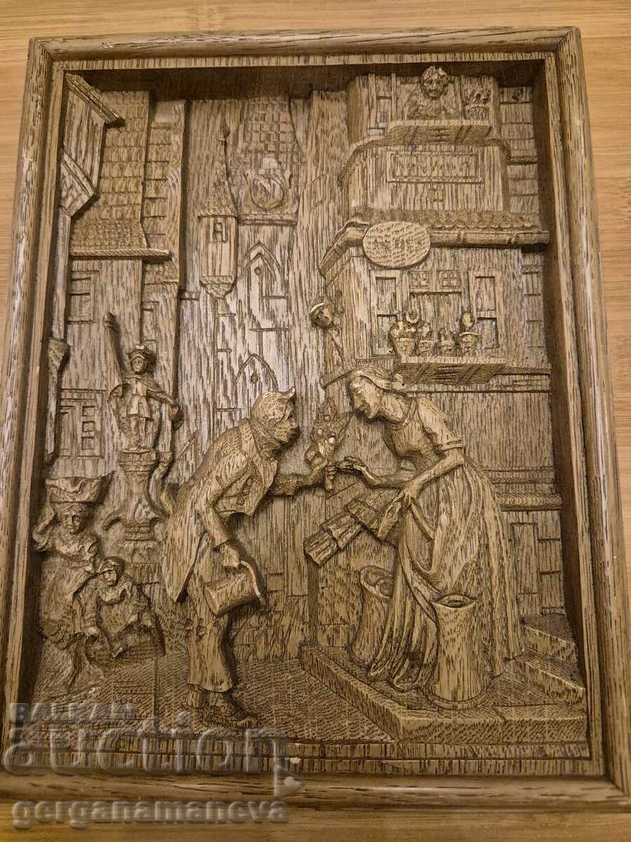 Tablou, sculptură în lemn cu preț € 25.56 | 49.99 BGN