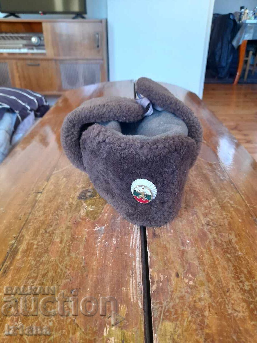 Old military hat, ushanka Old military hat, ushanka
