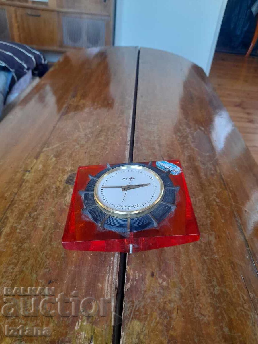 Vintage Table Clock, Alarm Clock Molnija Vintage Table Clock, Alarm Clock Molnija