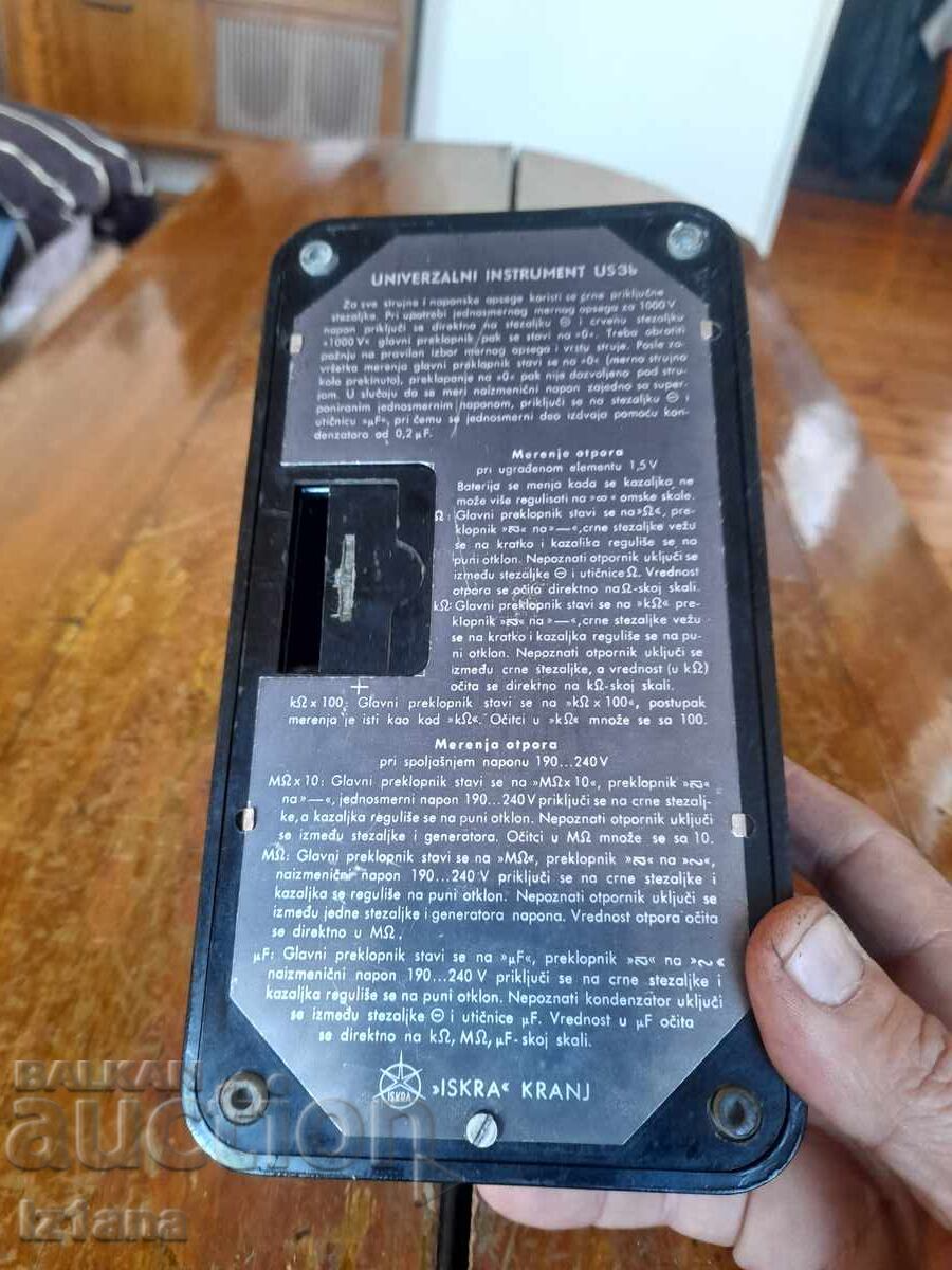 Multimetru vechi US36 - 6 Multimetru vechi US36 - 6