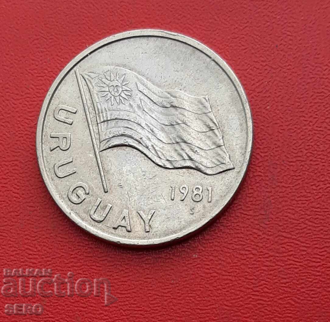 Uruguay-5 pesos 1981 with price € 0.50 | 0.98 BGN