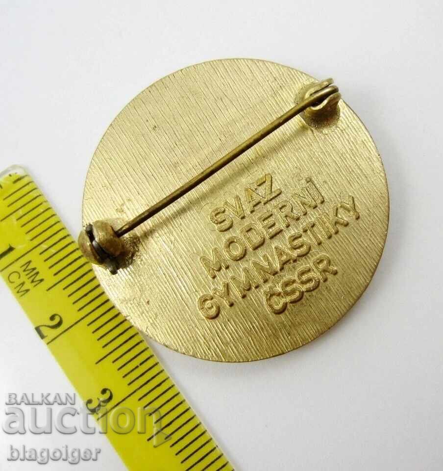 Livrarea Asociația Cehă de Gimnastică Ritmică - Insignă Veche