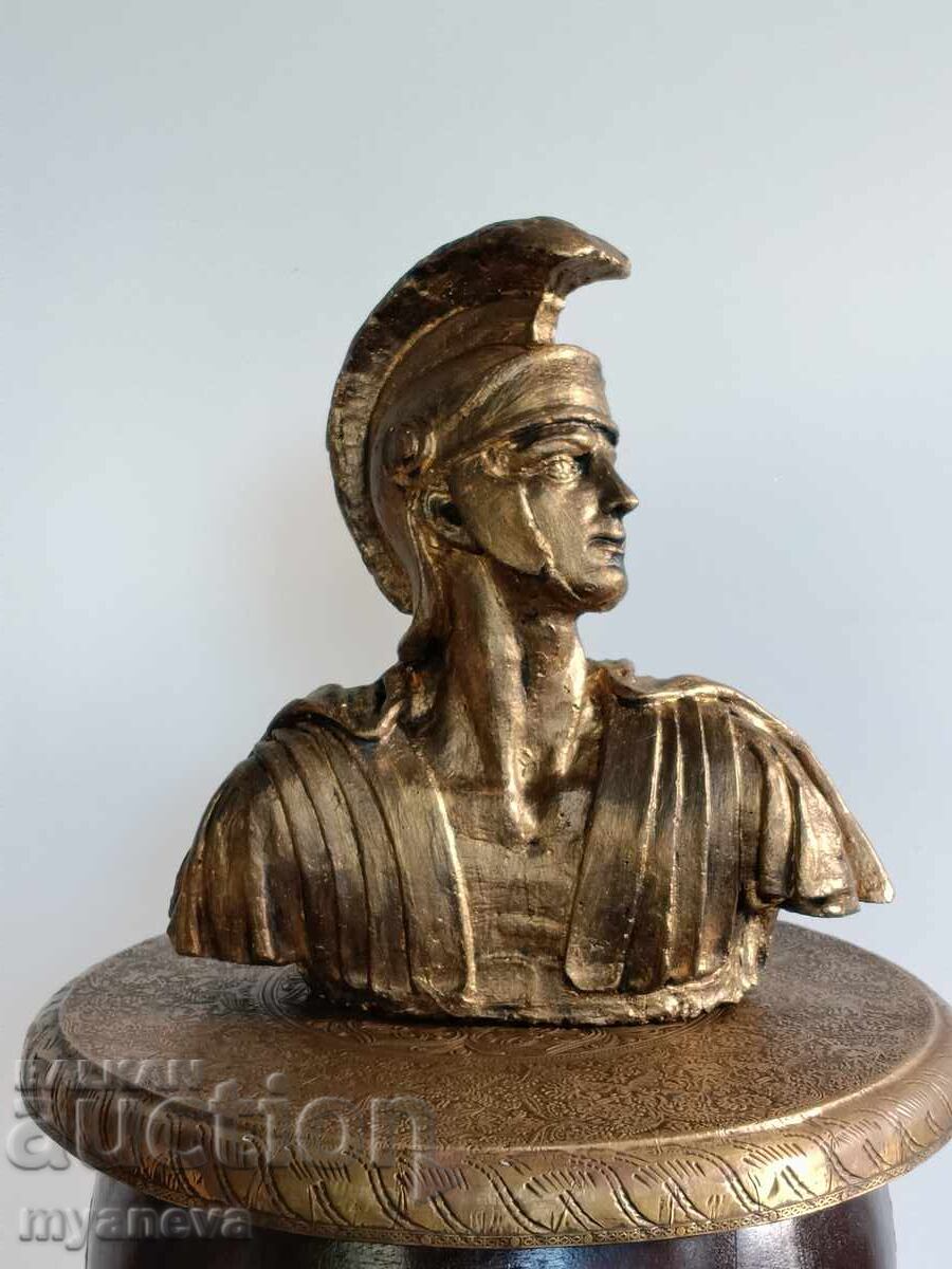Centurion, sculptură originală, bust de luptător Rila