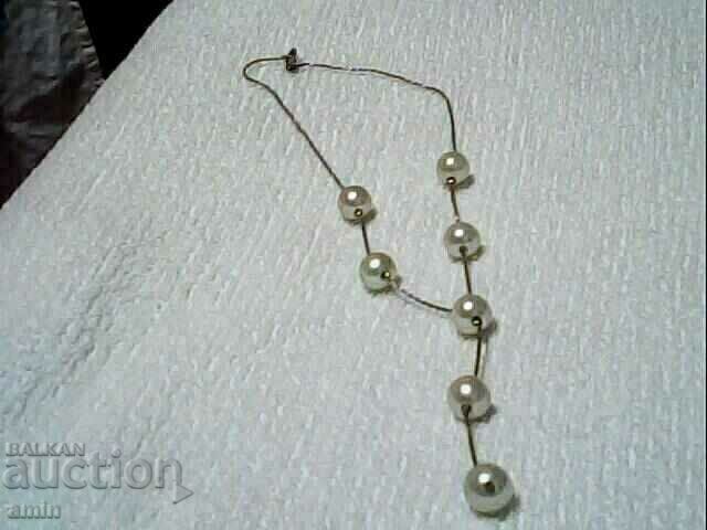 old necklace of natural pearls 10 mm old necklace of natural pearls 10 mm