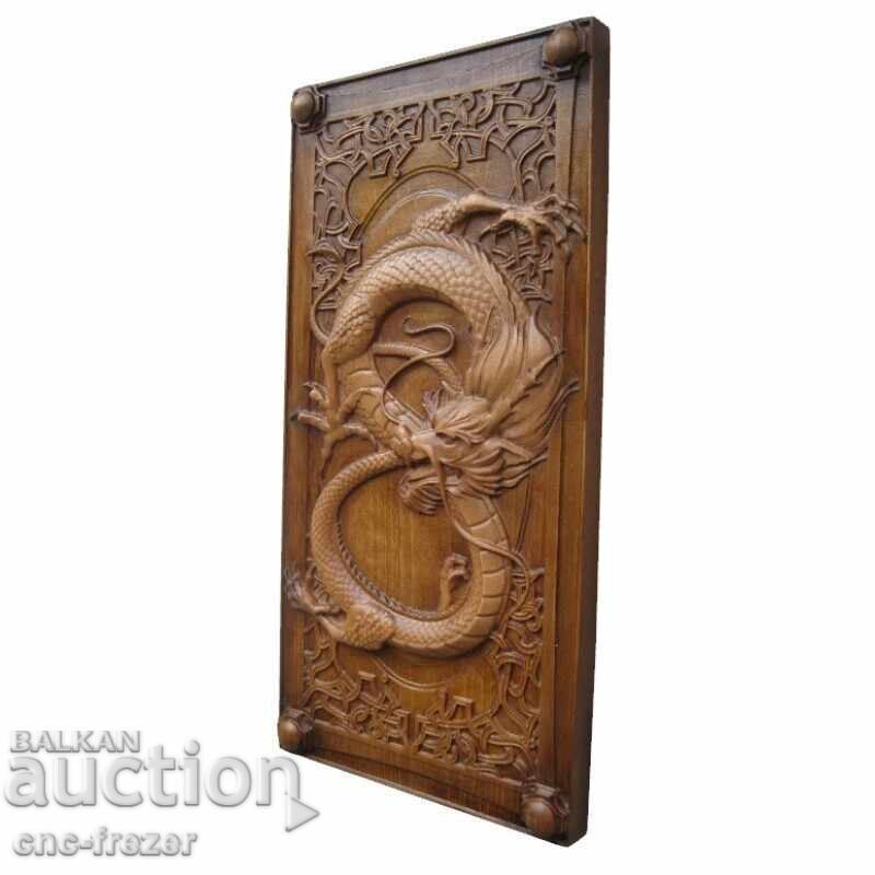 Ξυλόγλυπτο "Δράκος" με τιμή € 54.00 | 105.61 BGN
