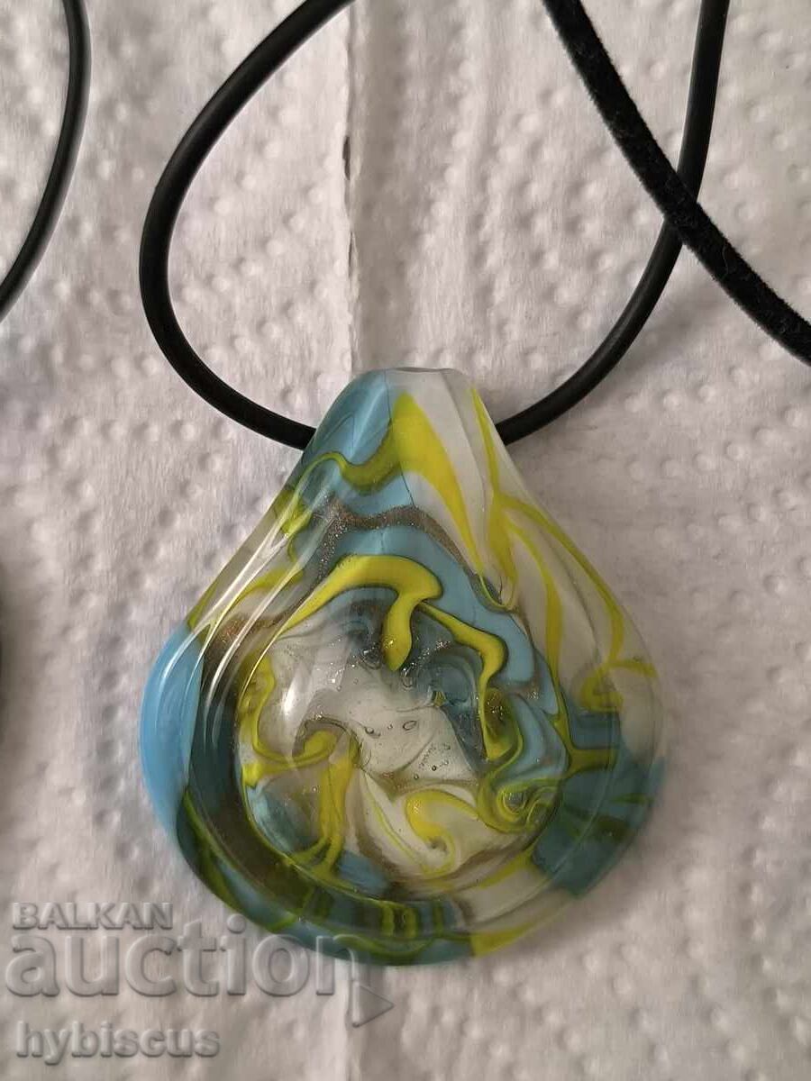 Licitație Colier import din sticlă Murano