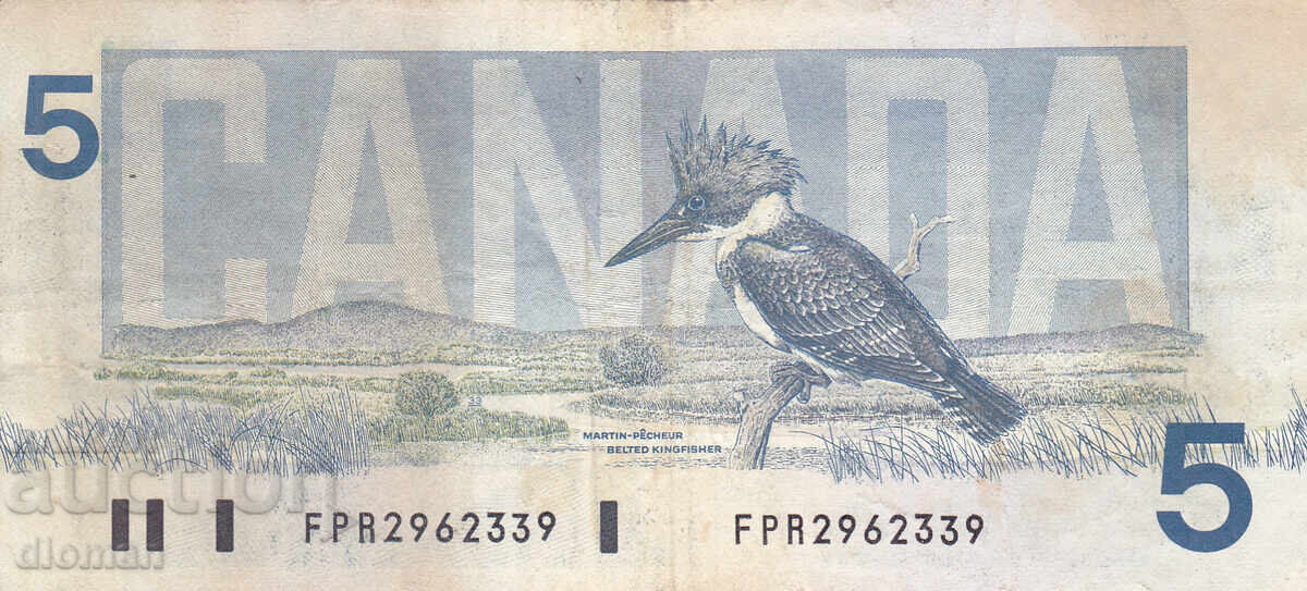 dioman - КАНАДА - 5 ДОЛАРА - 1986 dioman - КАНАДА - 5 ДОЛАРА - 1986