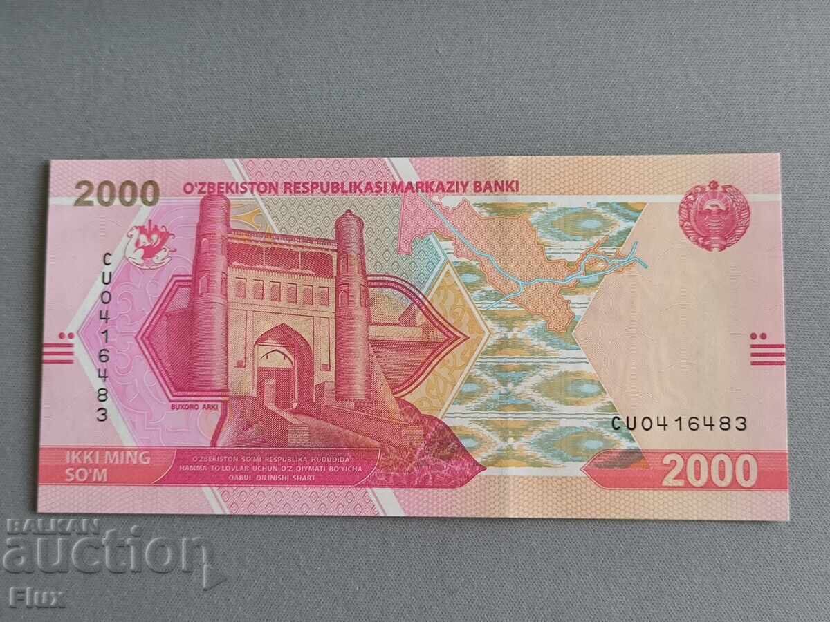 Τραπεζογραμμάτιο - Ουζμπεκιστάν - 2000 soums UNC | 2022 Τραπεζογραμμάτιο - Ουζμπεκιστάν - 2000 soums UNC | 2022