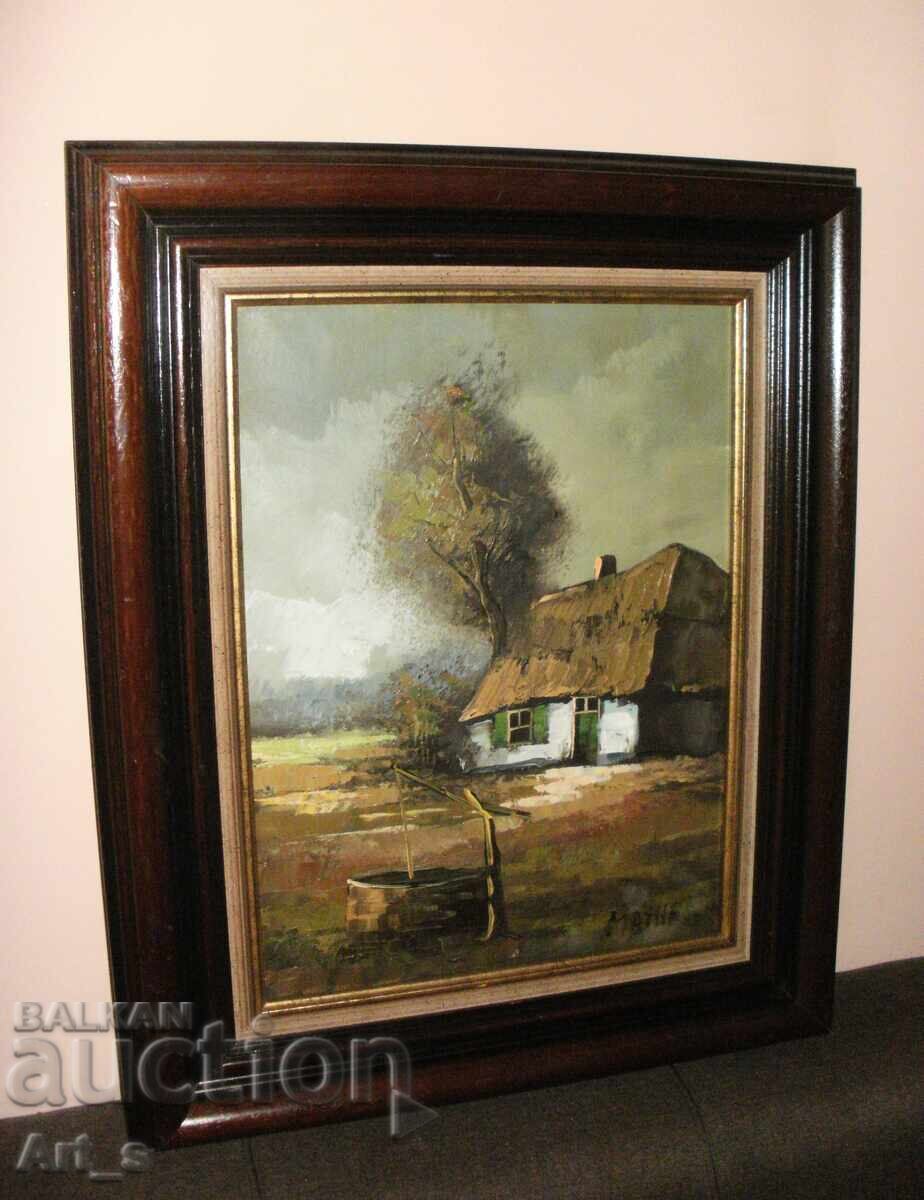 Peisaj de Jake (Josefa) Matheve, Belgia, în ramă cu preț € 95.00 | 185.80 BGN