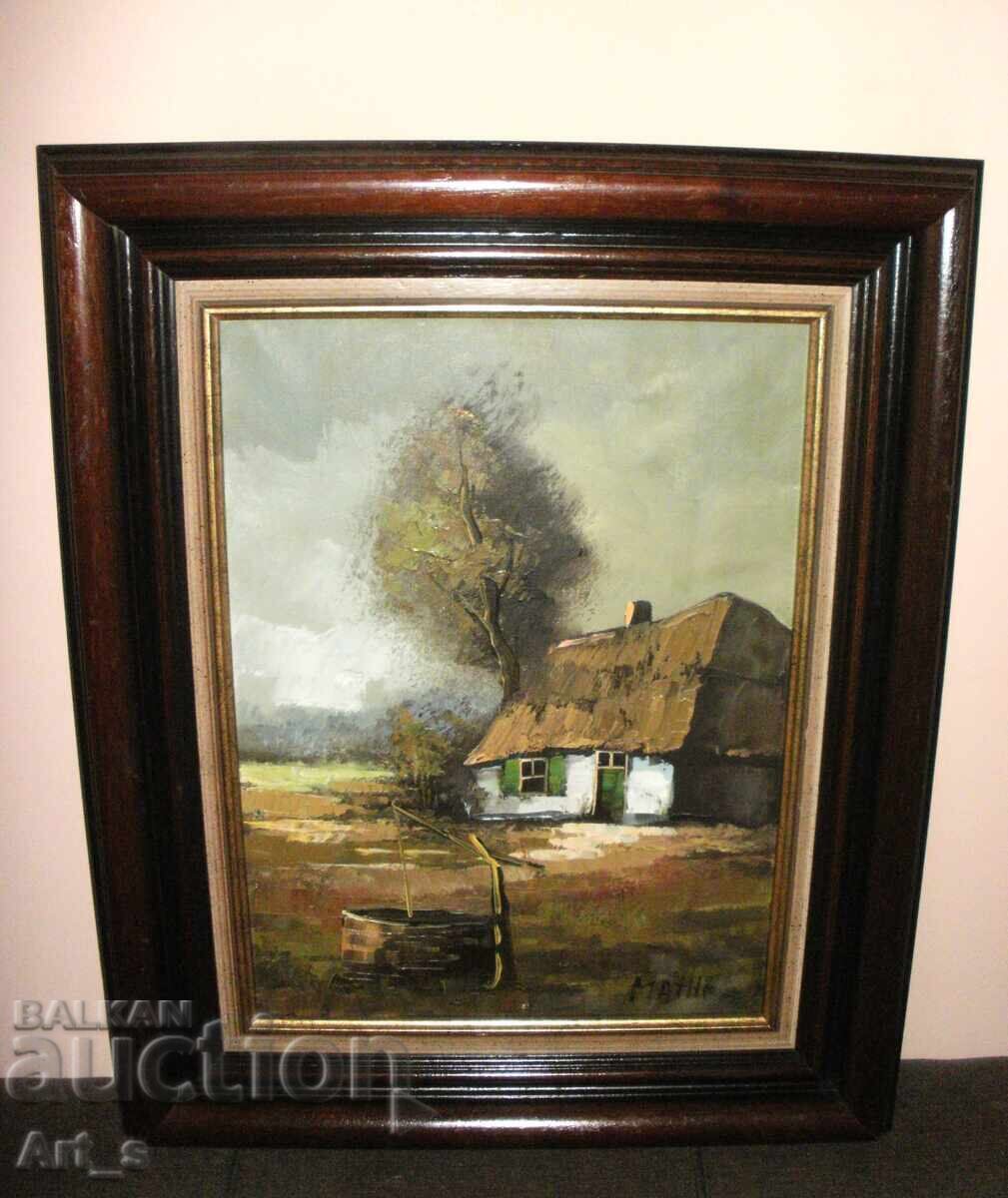 Peisaj de Jake (Josefa) Matheve, Belgia, în ramă - 5