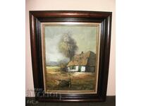 Landscape by Jake (Josefa) Matheve, Belgium, framed