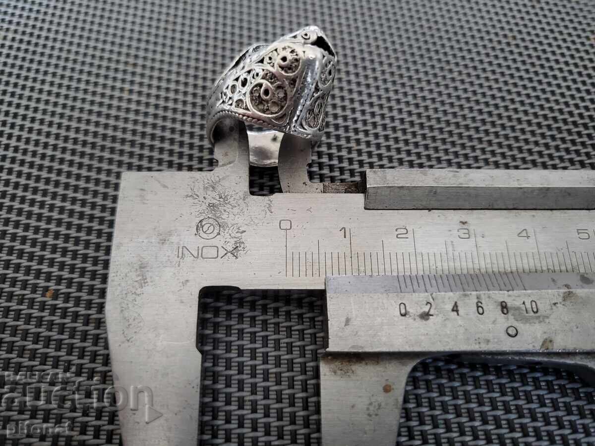 Сребърен пръстен възраждане Османска империя - 7