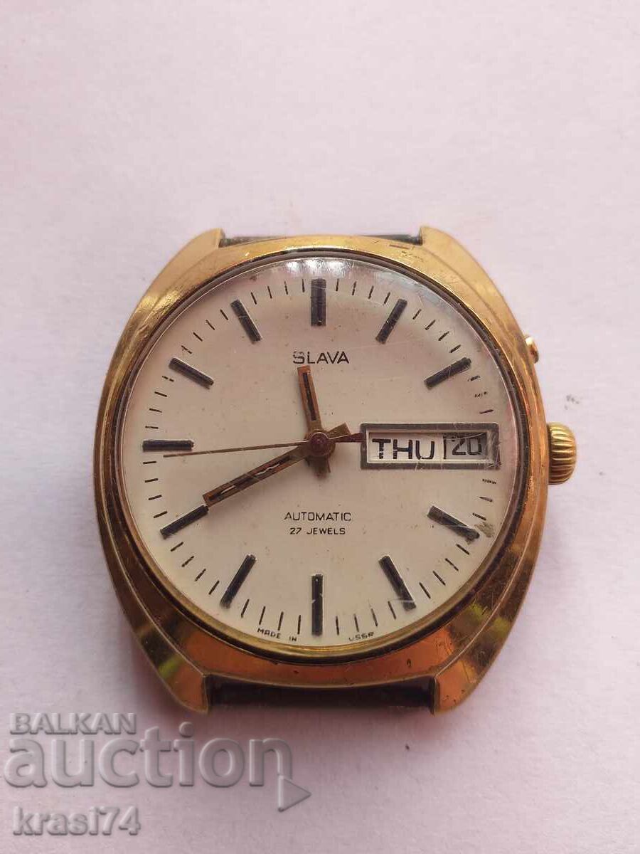 Επιχρυσωμένο ρολόι αυτόματο