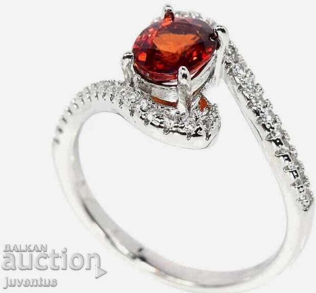 Ασημένιο δαχτυλίδι με σπεσσαρτίνη (πορτοκαλί γρανάτης) με τιμή € 71.07 | 139.00 BGN Ασημένιο δαχτυλίδι με σπεσσαρτίνη (πορτοκαλί γρανάτης) με τιμή € 71.07 | 139.00 BGN