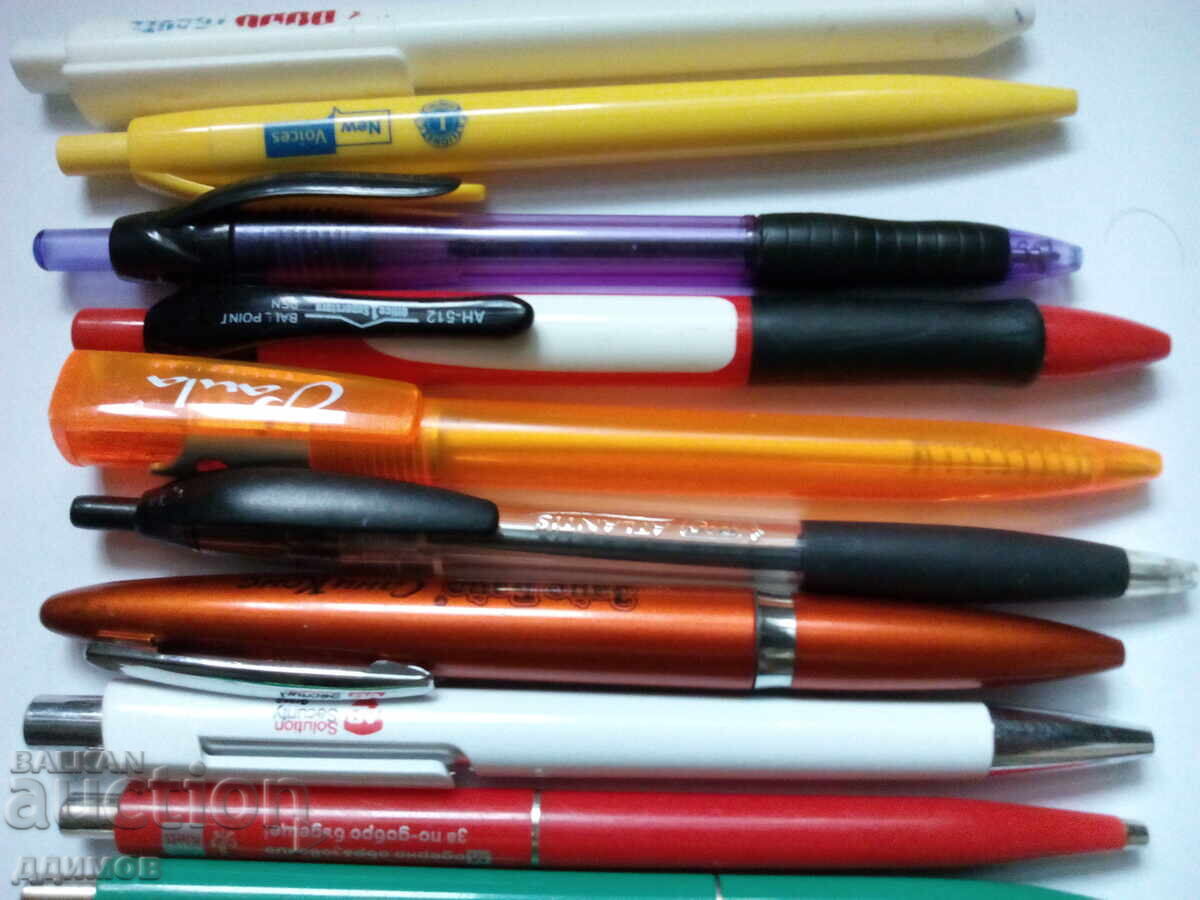20 bucăți stilouri chimice automate diferite cu preț € 5.11 | 9.99 BGN 20 bucăți stilouri chimice automate diferite cu preț € 5.11 | 9.99 BGN