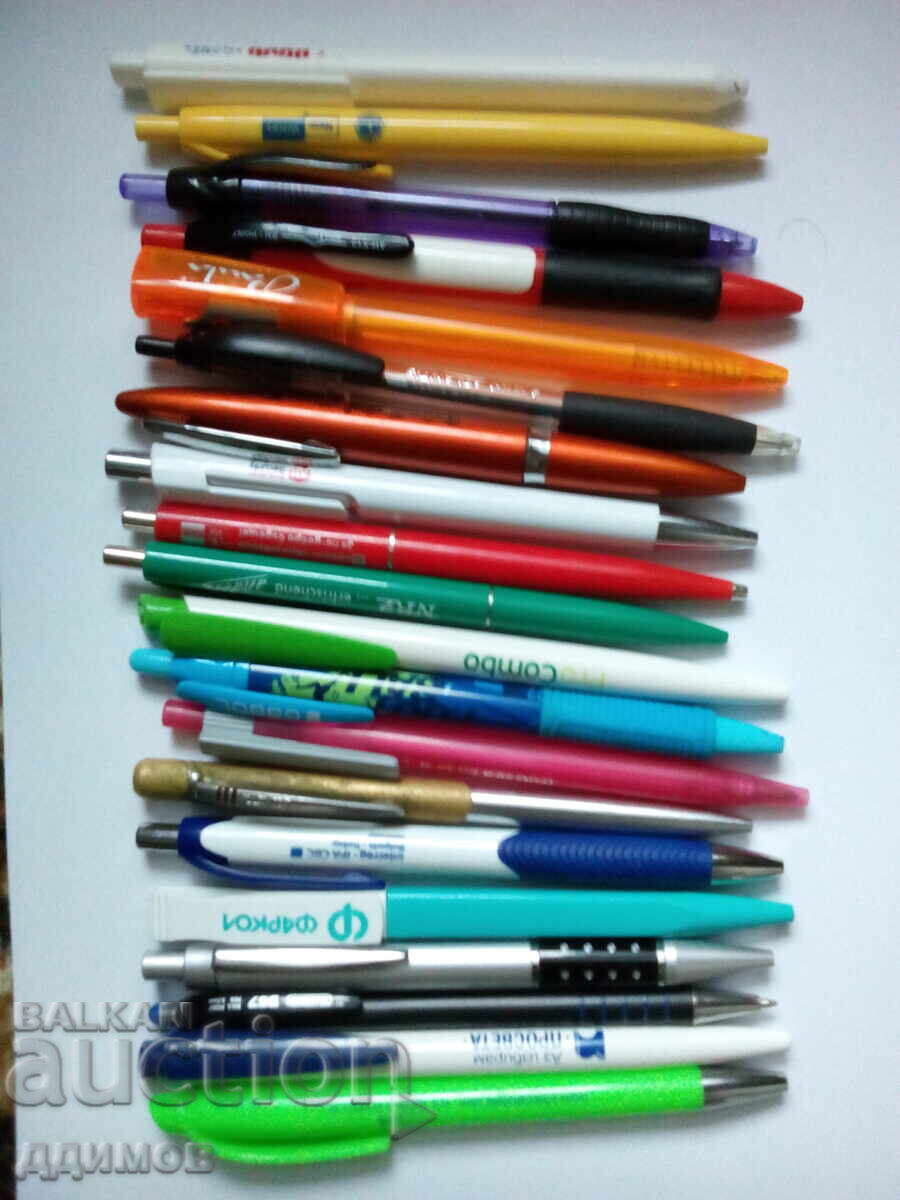 20 bucăți stilouri chimice automate diferite 20 bucăți stilouri chimice automate diferite