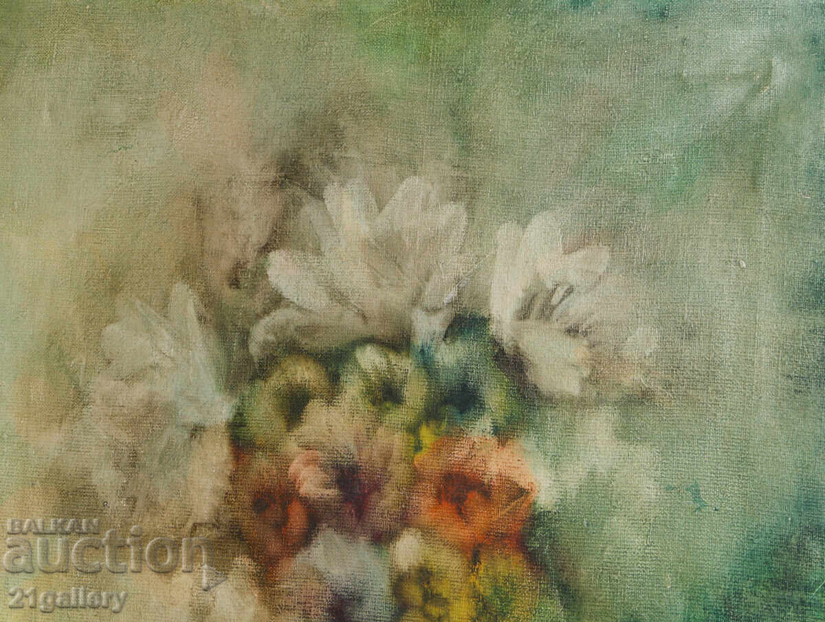 Livrarea Stoyno Dobrev (1942 - 2018) Natură statică cu flori Livrarea Stoyno Dobrev (1942 - 2018) Natură statică cu flori