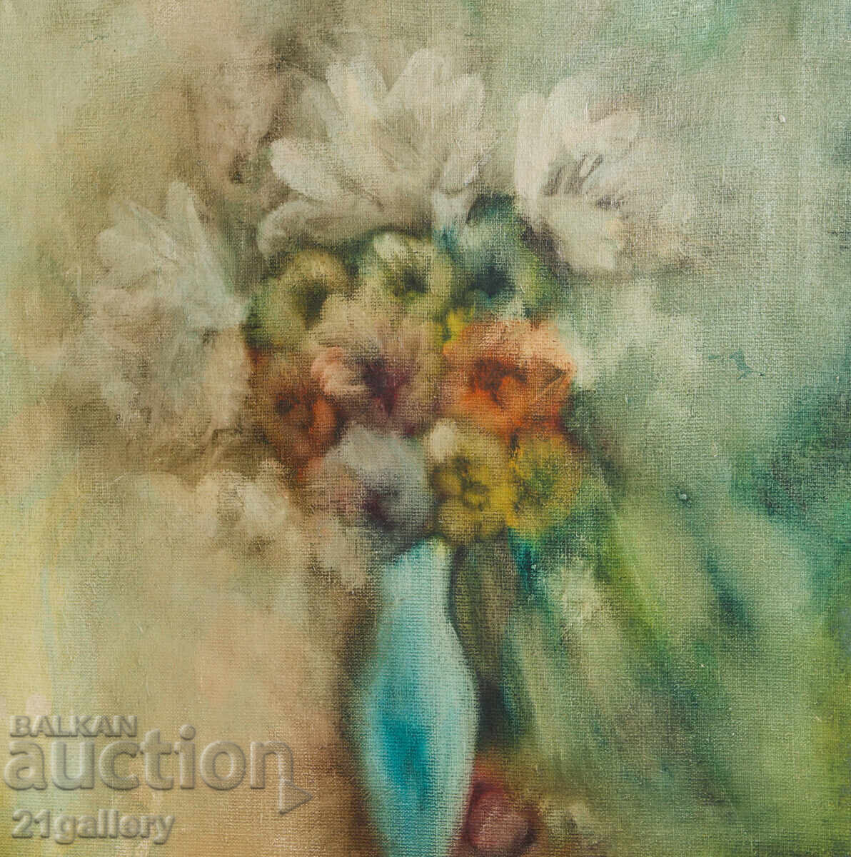Stoyno Dobrev (1942 - 2018) Natură statică cu flori - 6 Stoyno Dobrev (1942 - 2018) Natură statică cu flori - 6