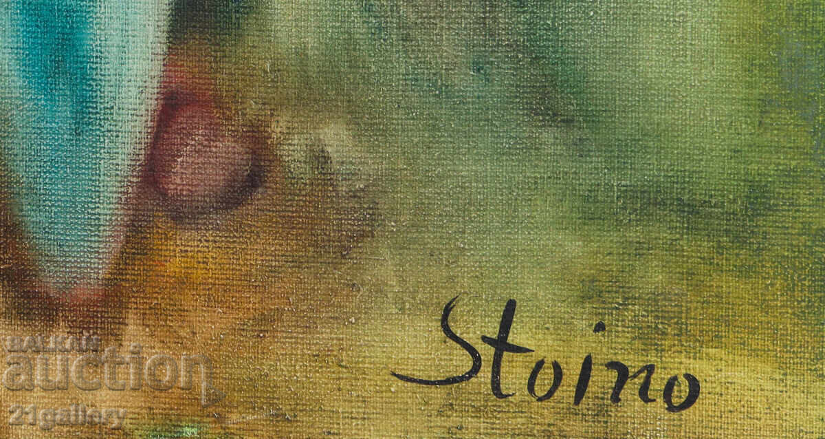 Stoyno Dobrev (1942 - 2018) Natură statică cu flori - 7 Stoyno Dobrev (1942 - 2018) Natură statică cu flori - 7