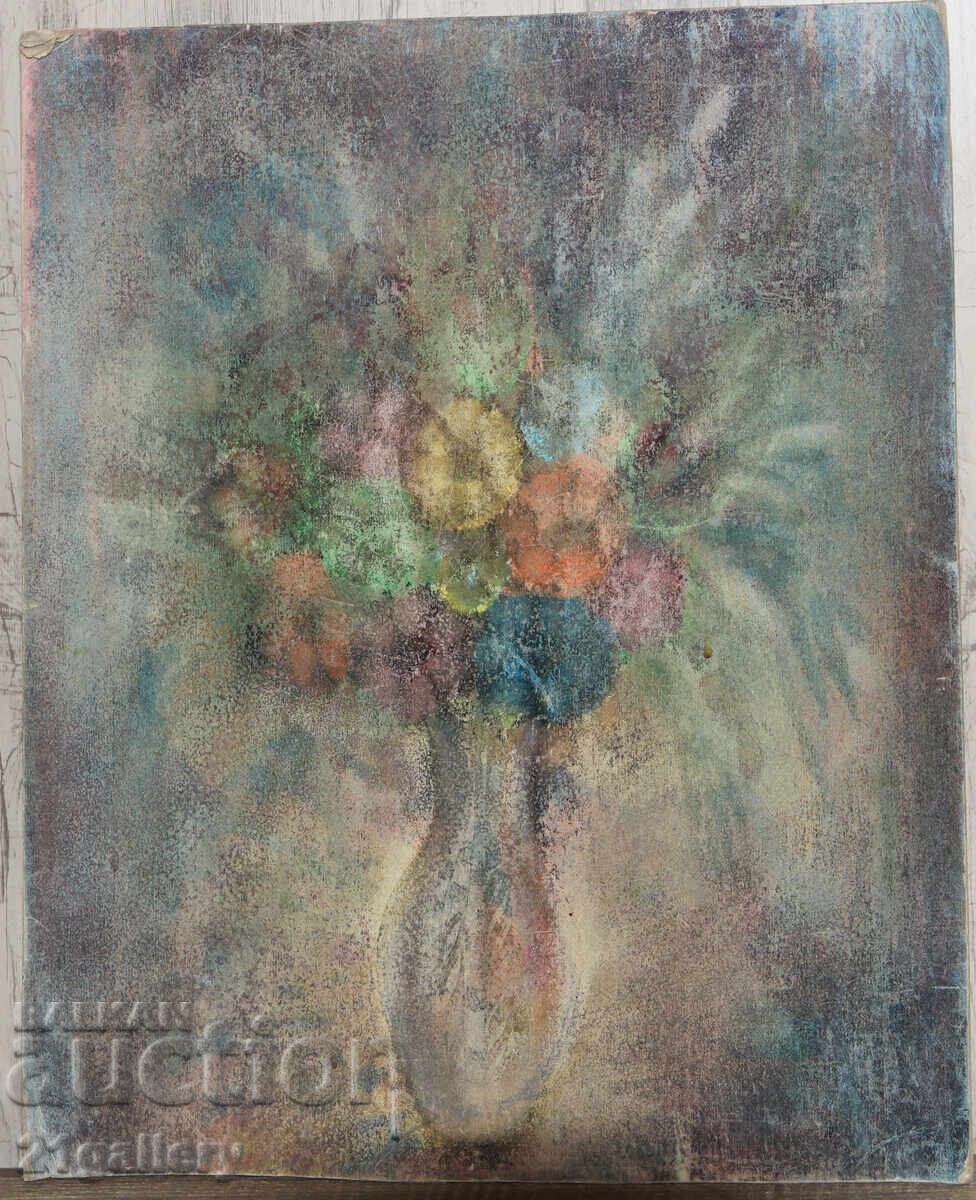 Stoyno Dobrev (1942 - 2018) Natură statică cu flori cu preț € 357.90 | 699.99 BGN Stoyno Dobrev (1942 - 2018) Natură statică cu flori cu preț € 357.90 | 699.99 BGN