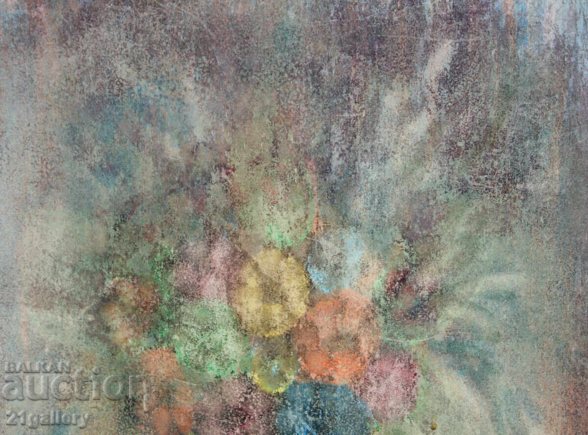 Livrarea Stoyno Dobrev (1942 - 2018) Natură statică cu flori Livrarea Stoyno Dobrev (1942 - 2018) Natură statică cu flori