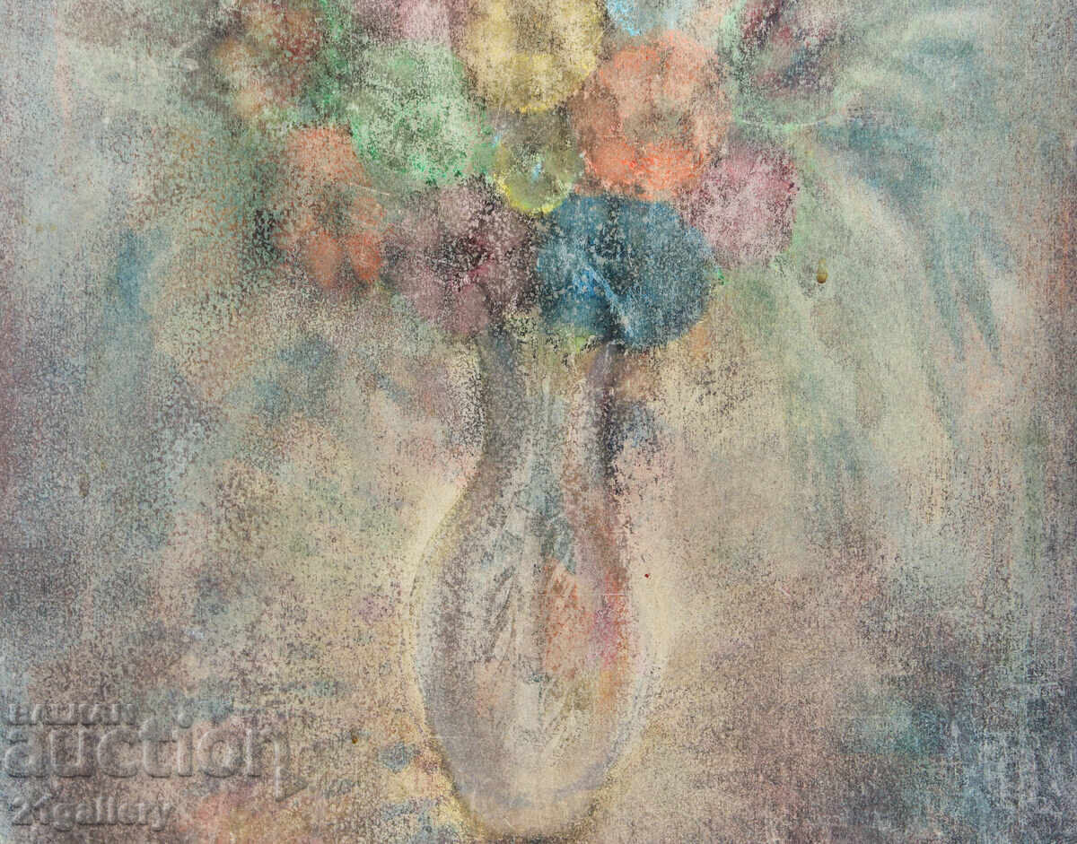 Stoyno Dobrev (1942 - 2018) Natură statică cu flori - 6 Stoyno Dobrev (1942 - 2018) Natură statică cu flori - 6