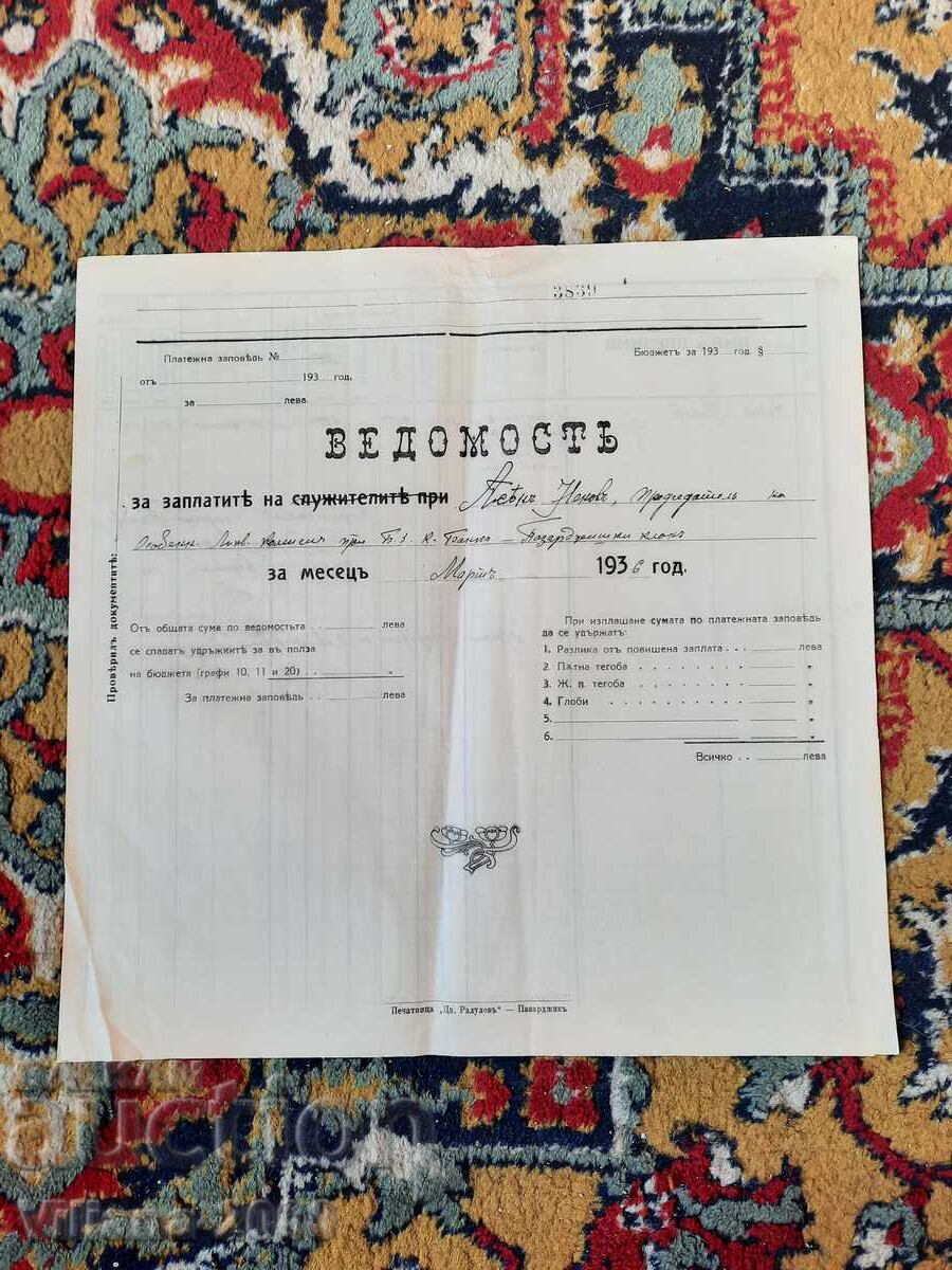 Bălgarska Zemedelska Banka 1936 godina Bălgarska Zemedelska Banka 1936 godina