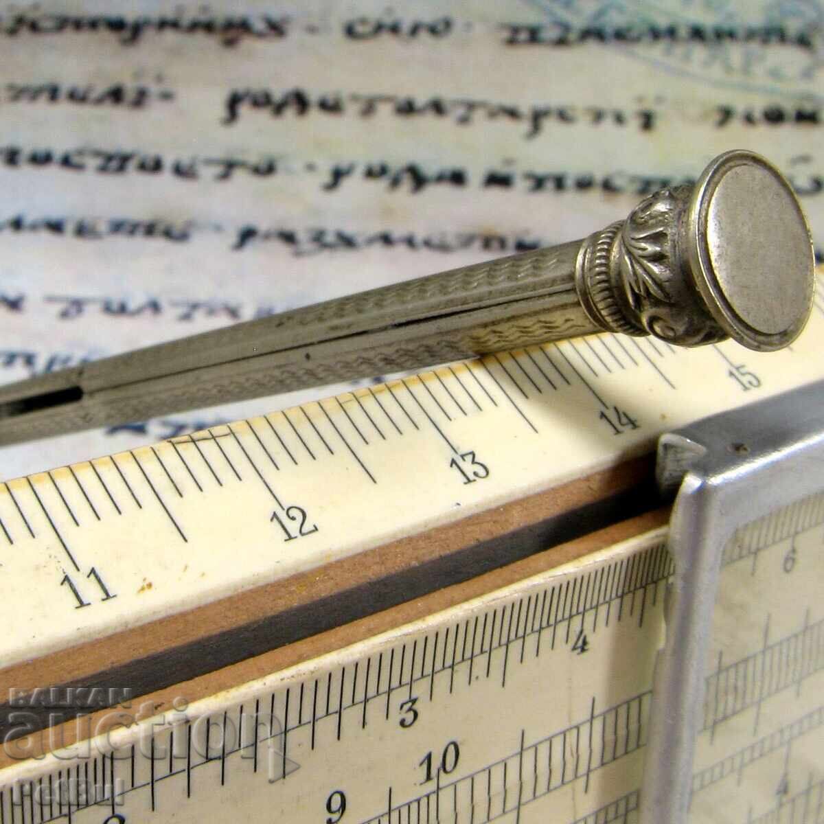 Livrarea Micul Creion Antichizat Glisant - Tiny Antique Slide Lead Holder Livrarea Micul Creion Antichizat Glisant - Tiny Antique Slide Lead Holder