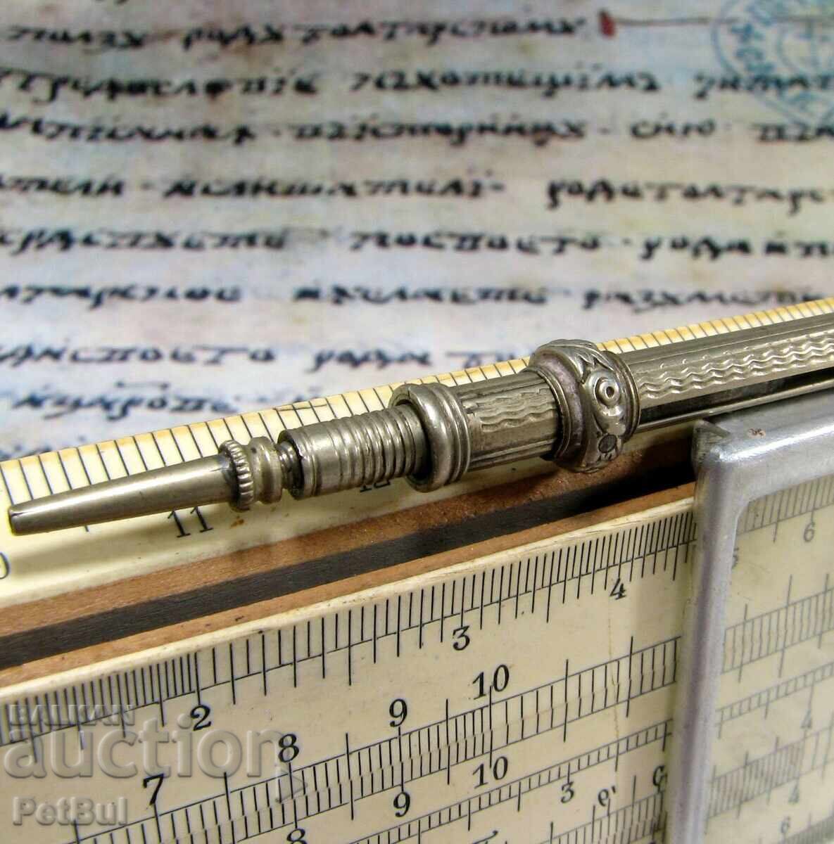 Micul Creion Antichizat Glisant - Tiny Antique Slide Lead Holder - 7 Micul Creion Antichizat Glisant - Tiny Antique Slide Lead Holder - 7