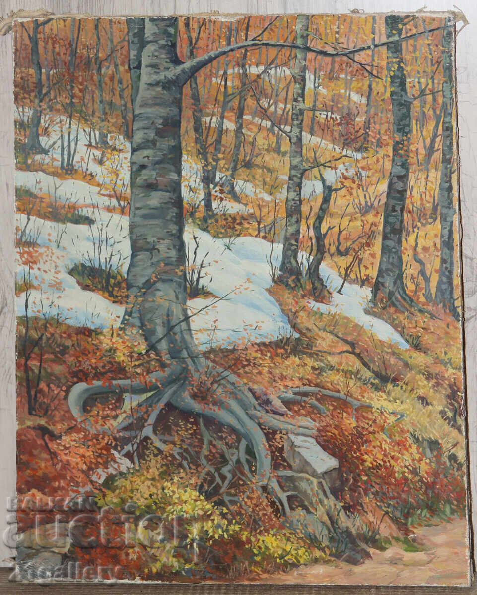 G. Gatev Oil Painting Forest Landscape with price € 189.18 | 370.00 BGN G. Gatev Oil Painting Forest Landscape with price € 189.18 | 370.00 BGN