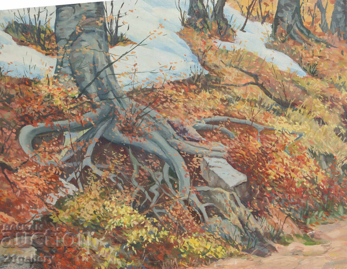 G. Gatev Oil Painting Forest Landscape - 6 G. Gatev Oil Painting Forest Landscape - 6