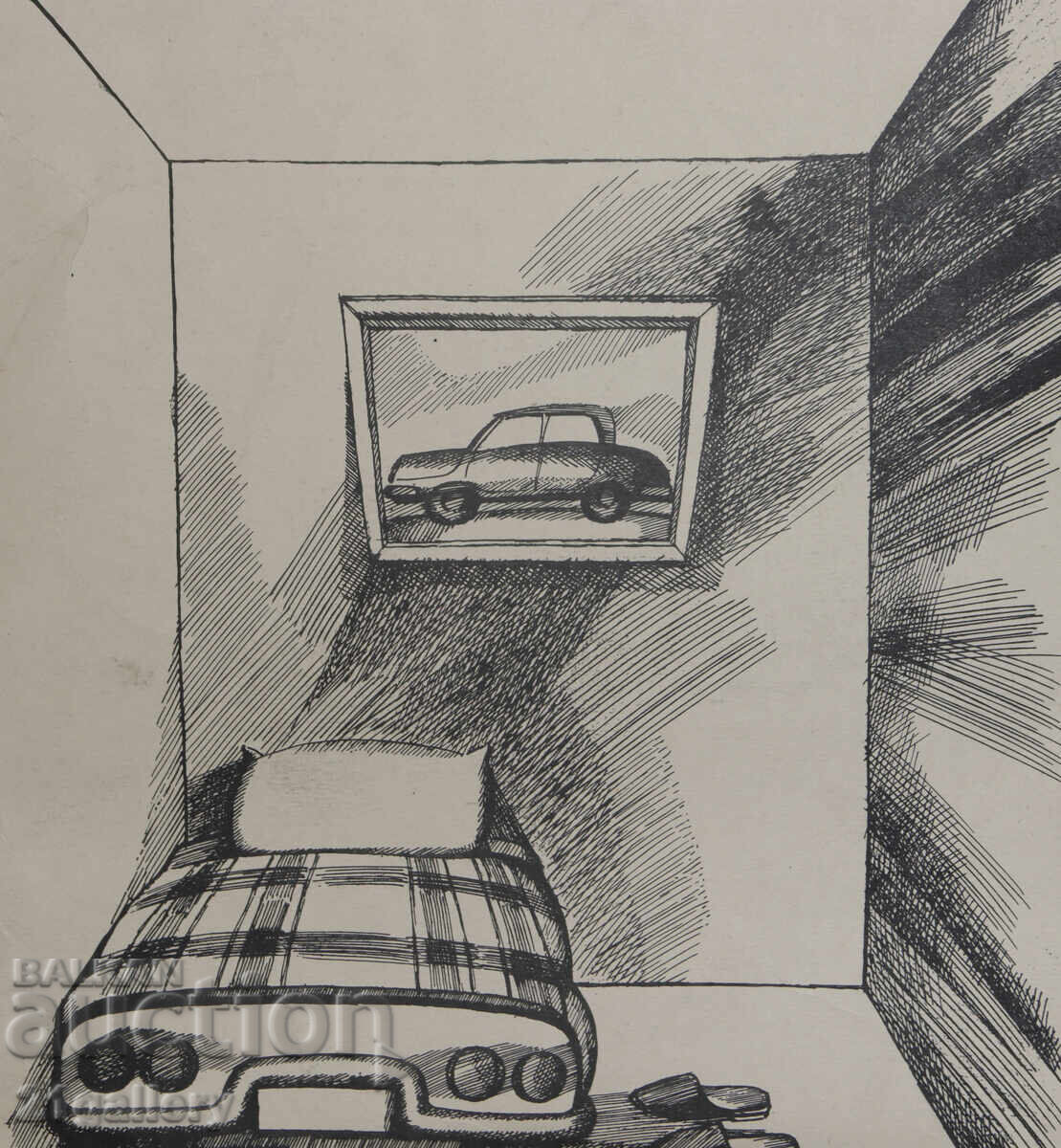 Lyudmil Dimitrov Abstract Composition Caricature - 5