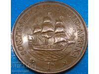 1 Penny 1935 South Africa George V 1910-1936 9.47g