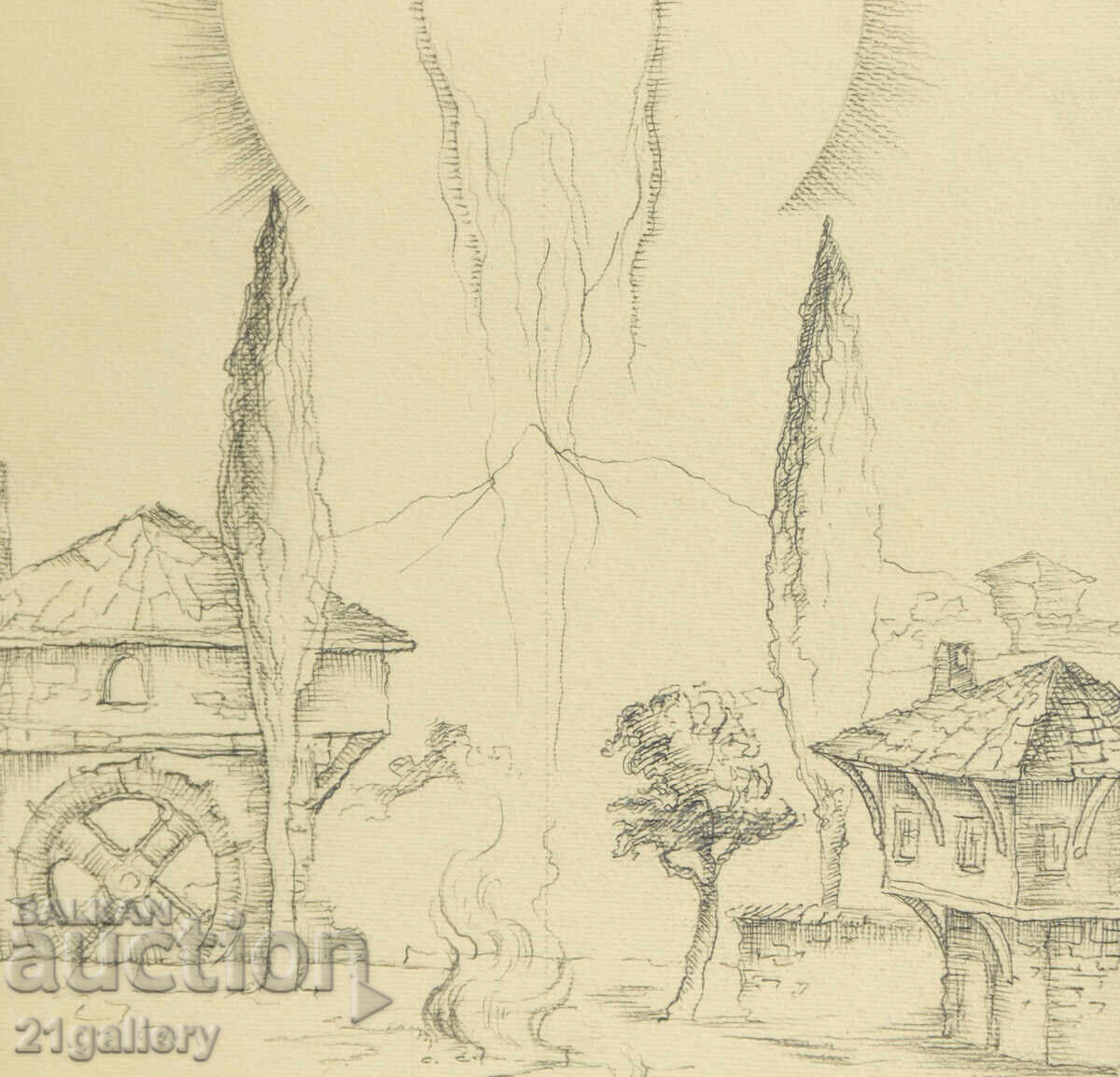 Alexandăr Mollov (1955 - ) compoziție suprarealistă - 5