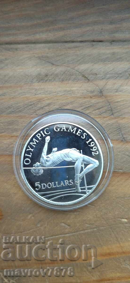 5 δολάρια 1992 Νήσοι Κουκ